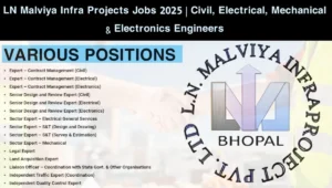 LN Malviya Infra Projects Jobs 2025