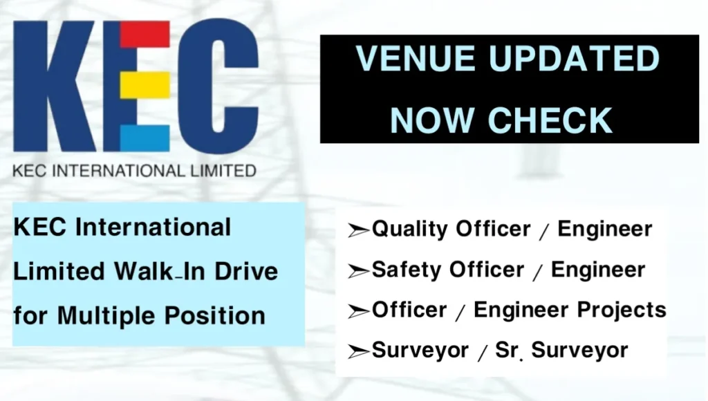 KEC International Limited Walk-In Drive