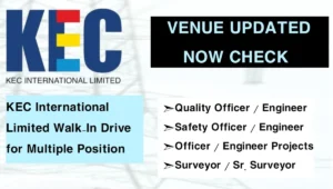 KEC International Limited Walk-In Drive