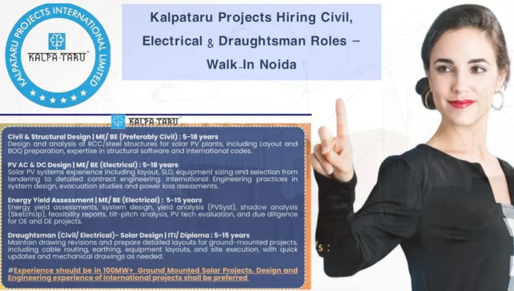 Kalpataru Projects Hiring 2025