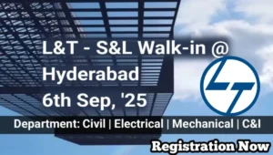 L&T-Sargent & Lundy Jobs 2025