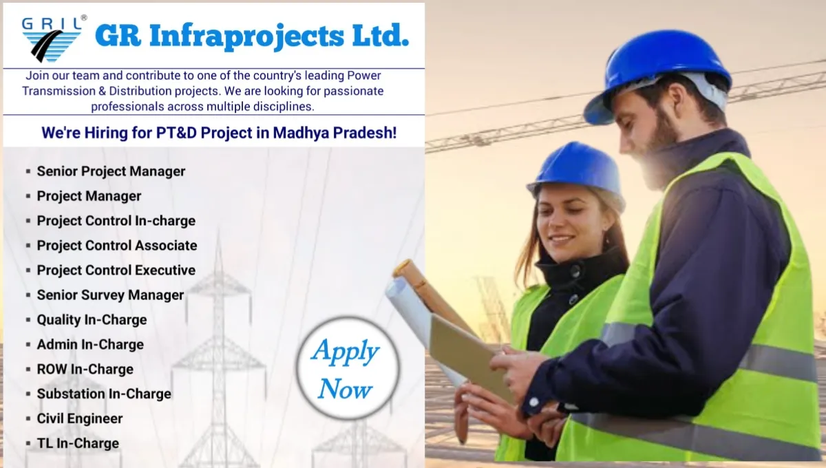 GR Infraprojects Ltd Hiring 2025