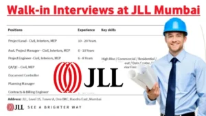 JLL Recruitment 2025