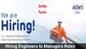 Adani Solar Recruitment