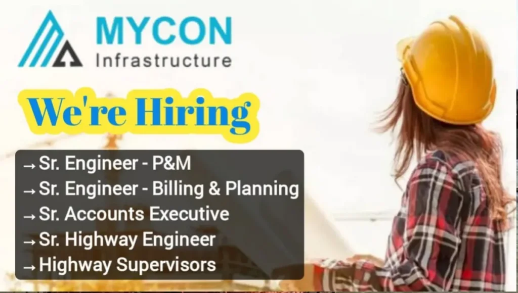 MYCON Infrastructure Job Vacancy 2025