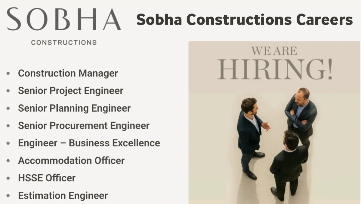 Sobha Constructions Careers