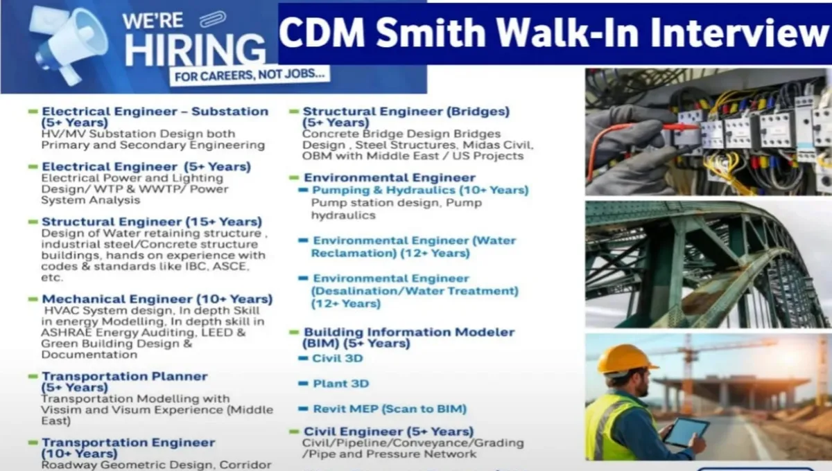 CDM Smith Walk-In Interview