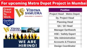 Vishwa Samudra Engineering Pvt Ltd Hiring