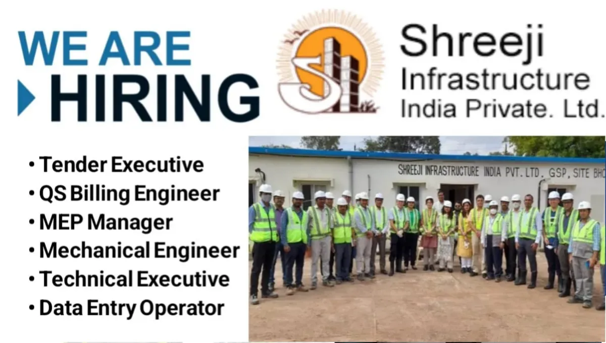 Shreeji Infrastructure India Job Vacancy