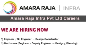 Amara Raja Infra Pvt. Ltd. Careers