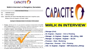 Capacite Infraprojects Mega Walk-In Drive