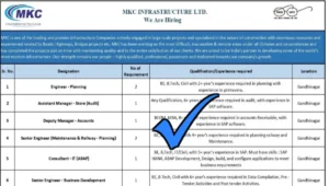MKC Infrastructure Careers 2025