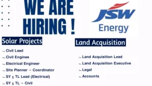 JSW Energy Walk-In Interviews 2025