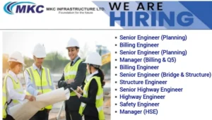MKC Infrastructure Ltd Careers 2025