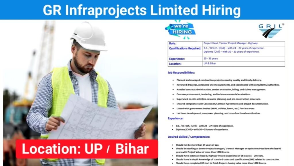 GRIL Hiring Project Head