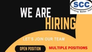 SCC Infrastructure Ltd Hiring