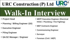 URC Construction Walk-In Interview