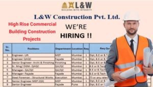 L&W Construction Pvt Ltd Vacancy