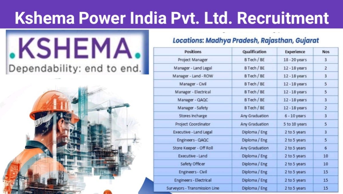 Kashem Power India Pvt Ltd Vacancy