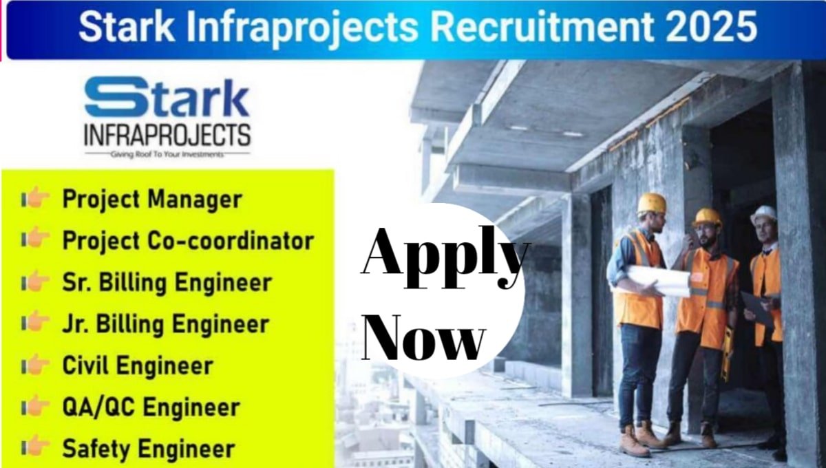 Stark Infraprojects Job Vacancy 2025