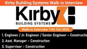 Kirby Building Systems Walk-In Interview 2025