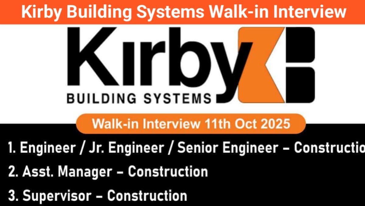 Kirby Building Systems Walk-In Interview 2025