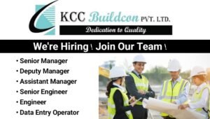 KCC Buildcon Pvt Ltd Recruitment 2025