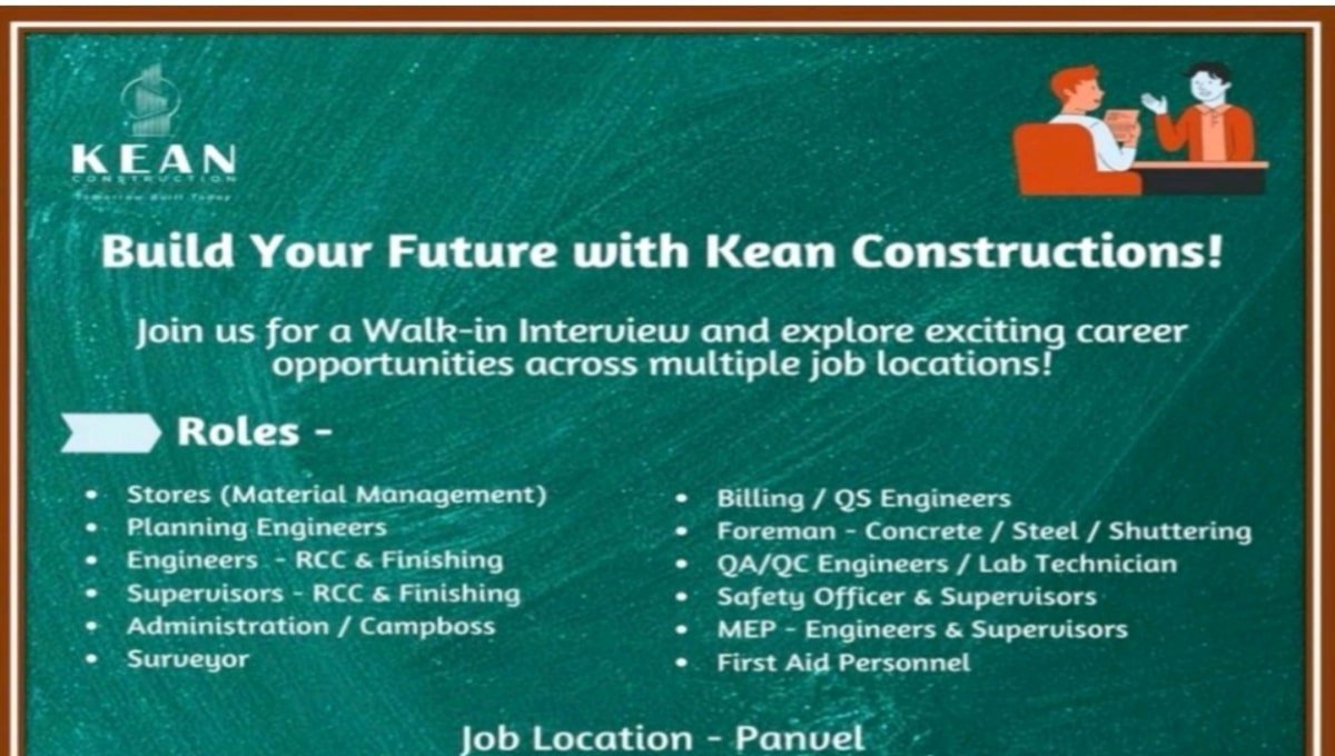 KEAN Construction Recruitment Drive