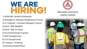 Ahluwalia Contracts India Ltd Vacancy