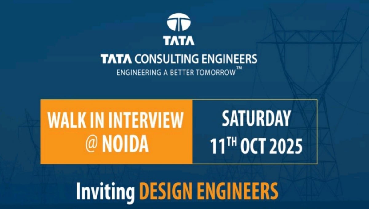 Tata Consulting Engineers Limited Walk-In Interview