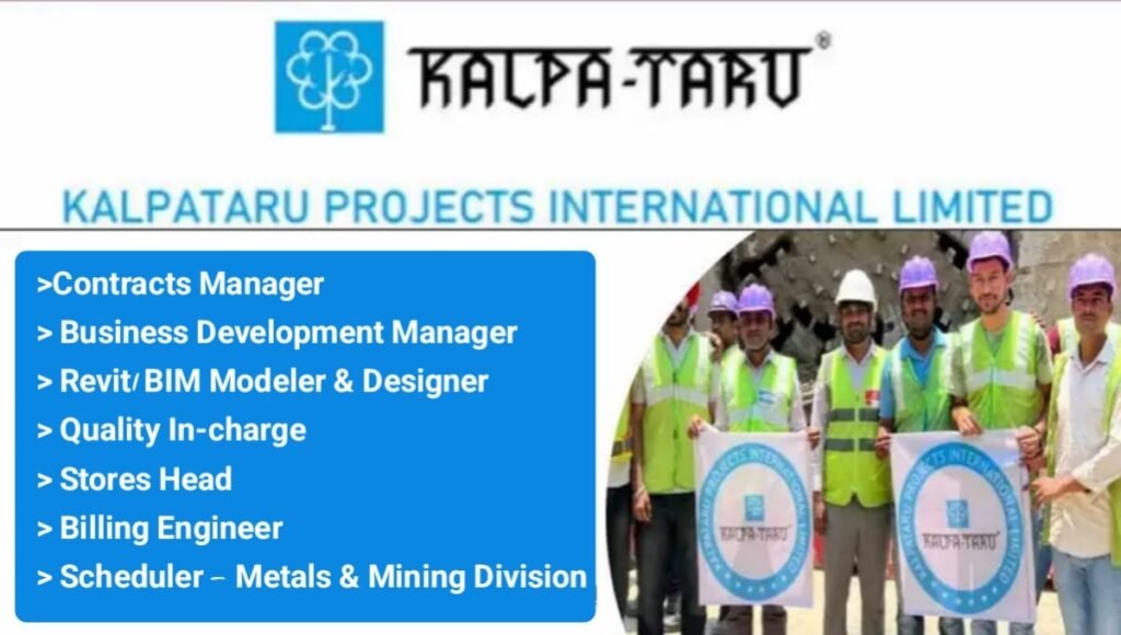 Kalpataru Projects International Ltd Latest Job 2025