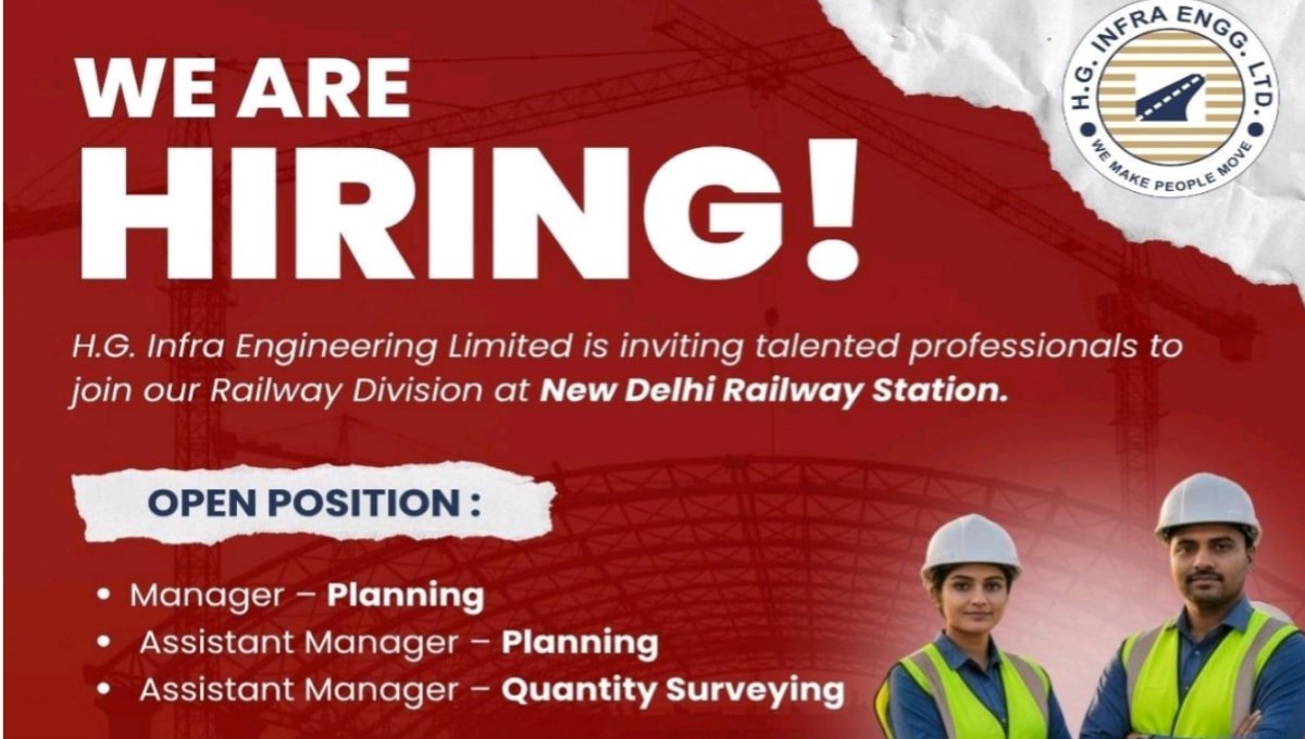 H.G. Infra Engineering Ltd Hiring