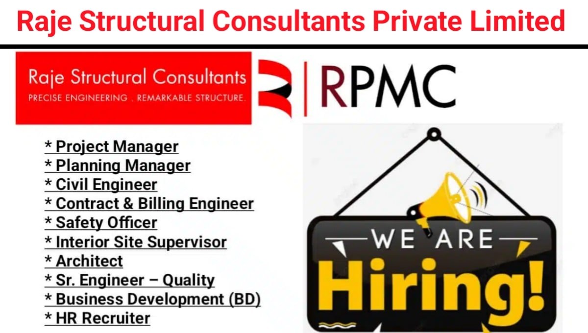Raje Structural Consultants Pvt Ltd Recruitment