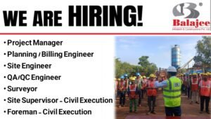 Balajee Infratech & Construction Pvt Ltd Vacancy