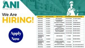 ANI Integrated Recruitment 2025