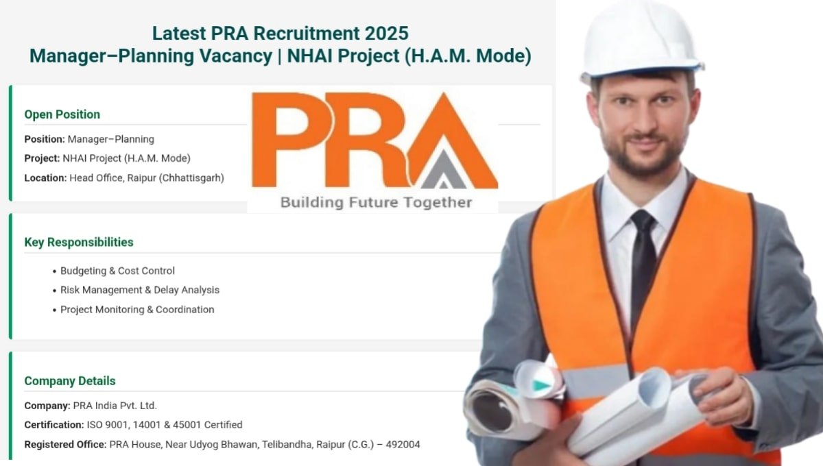 Latest PRA Recruitment 2025