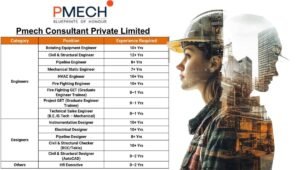 Urgent Hiring at PMech Consultant Pvt