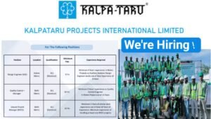 Kalpataru Projects Vacancy for Metro Project