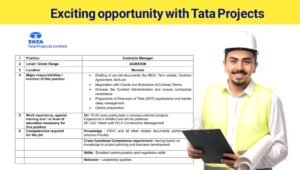 Tata Project Limited Recruitment 