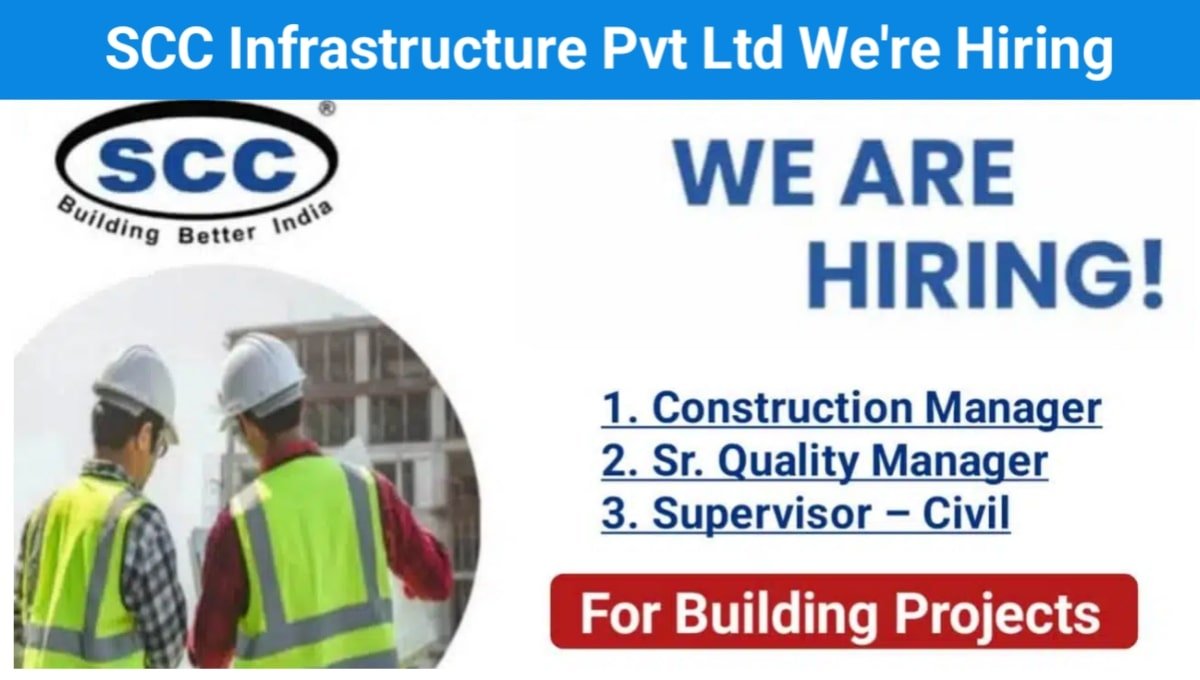 Exciting Opportunity with SCC Infrastructure