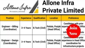 Allone Infra Pvt Ltd Careers