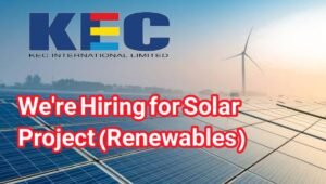 KEC International Job Opportunity