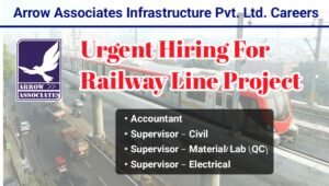 Arrow Associates Infrastructure Urgent Hiring