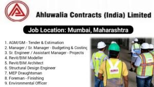 Ahluwalia Contracts India Ltd Job Opening 2025