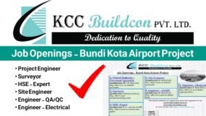 KCC Buildcon Job Opening 2025