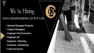 GINA Engineering Co Pvt Ltd Recruitment 2025