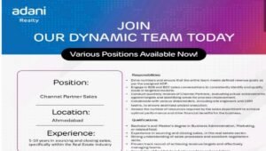 Adani Realty Recruitment 2025