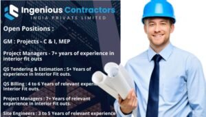 Ingenious Contractors India Pvt Ltd Vacancy