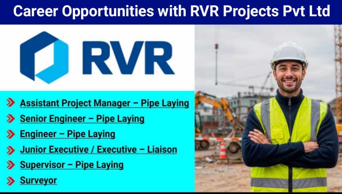 RVR Projects Pvt Ltd Careers