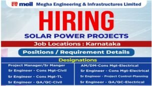 Megha Engineering & Infrastructure Ltd Careers